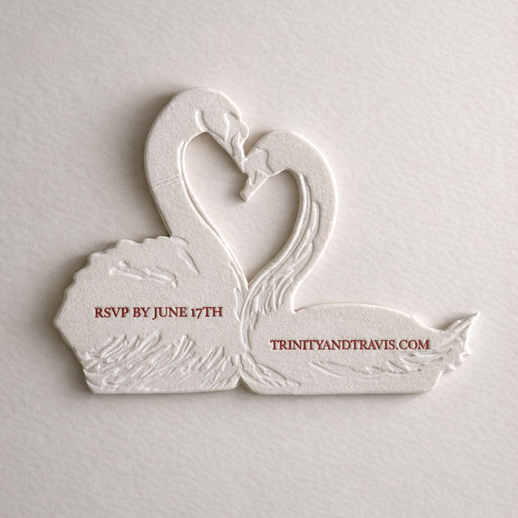 Swan Die Cut