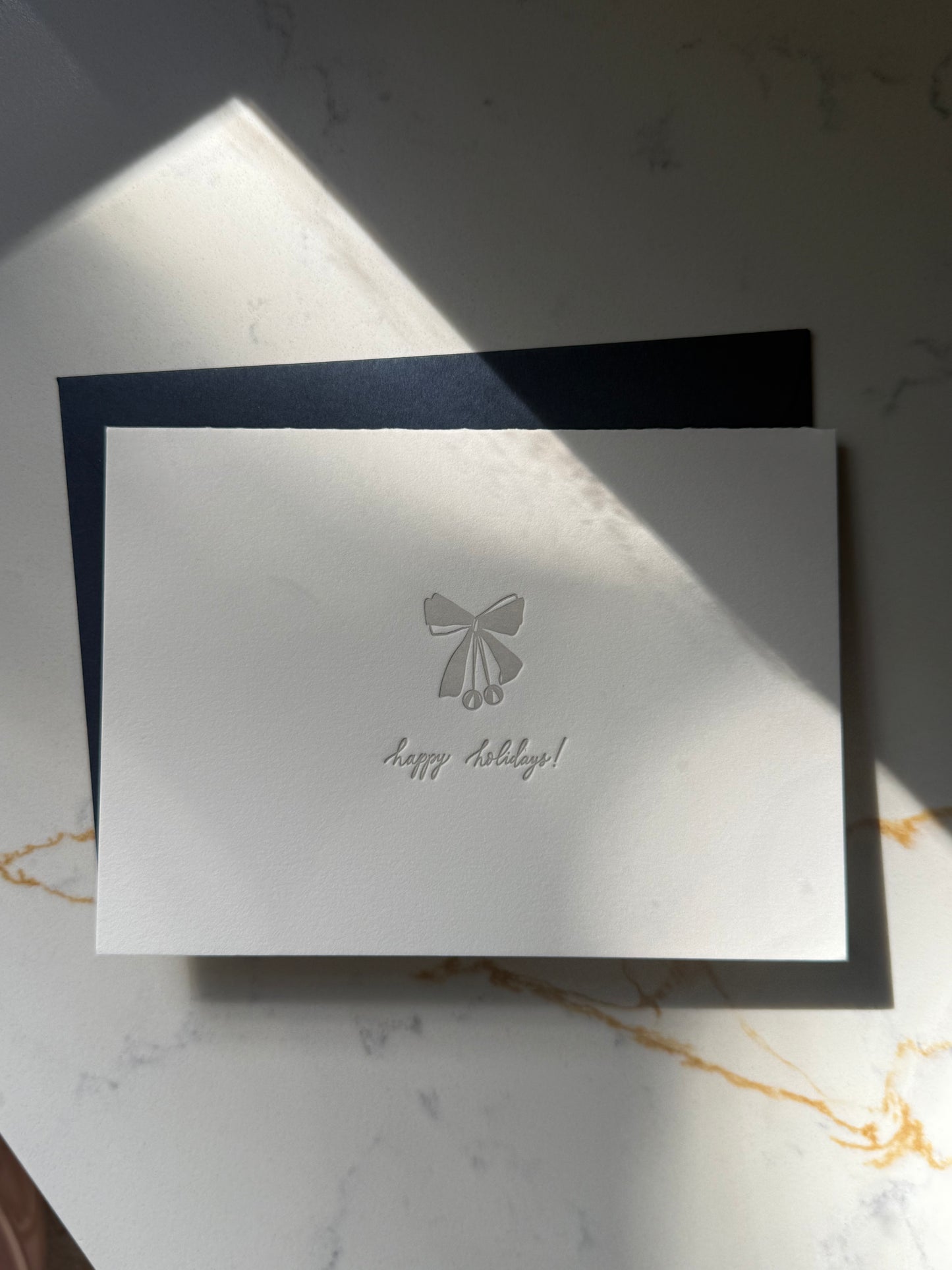 Minimal Holiday Letterpress Collection